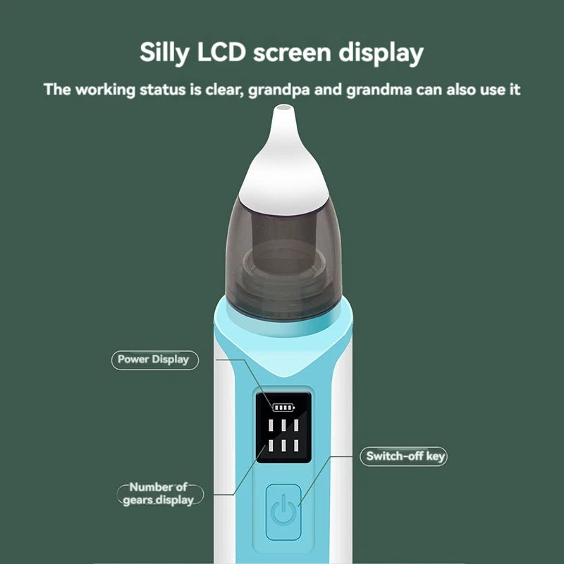 2026 New Pattern Baby Electric Nasal Aspirator Charging Version Newborn Baby Nasal Aspirator Suck Out Prevent Nasal Congestion